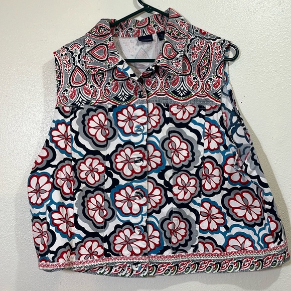 Westbound red, white and blue vest. Size 2X. - Picture 1 of 9